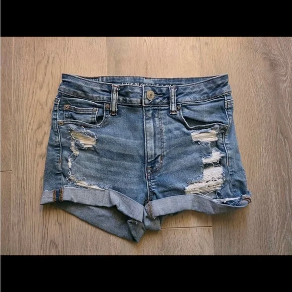 American Eagle Denim Shorts Bundle of 5 sz 6 - Picture 5 of 7